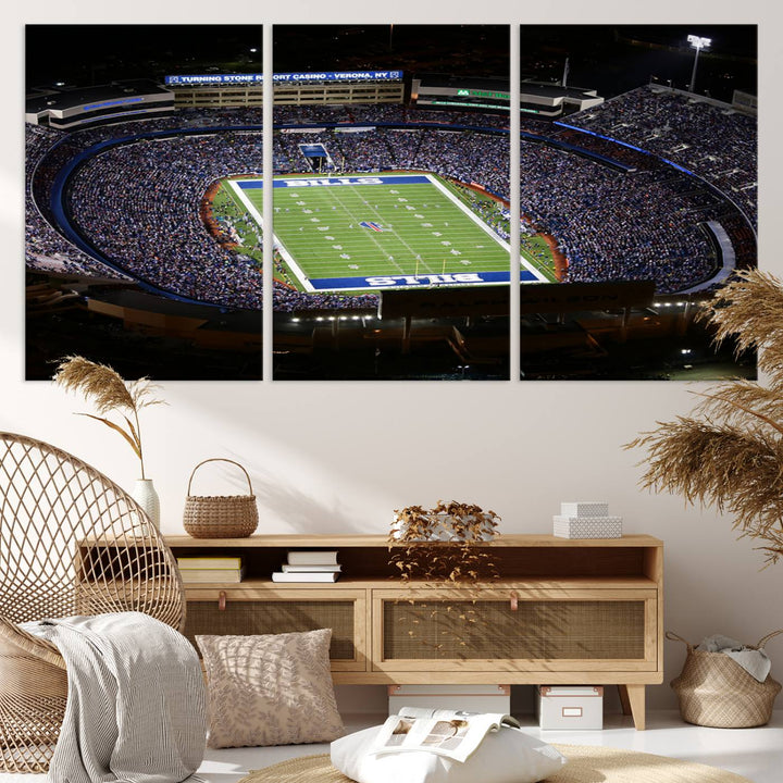 Buffalo Bills Highmark NFL Football Stadium Wall Art Canvas Print