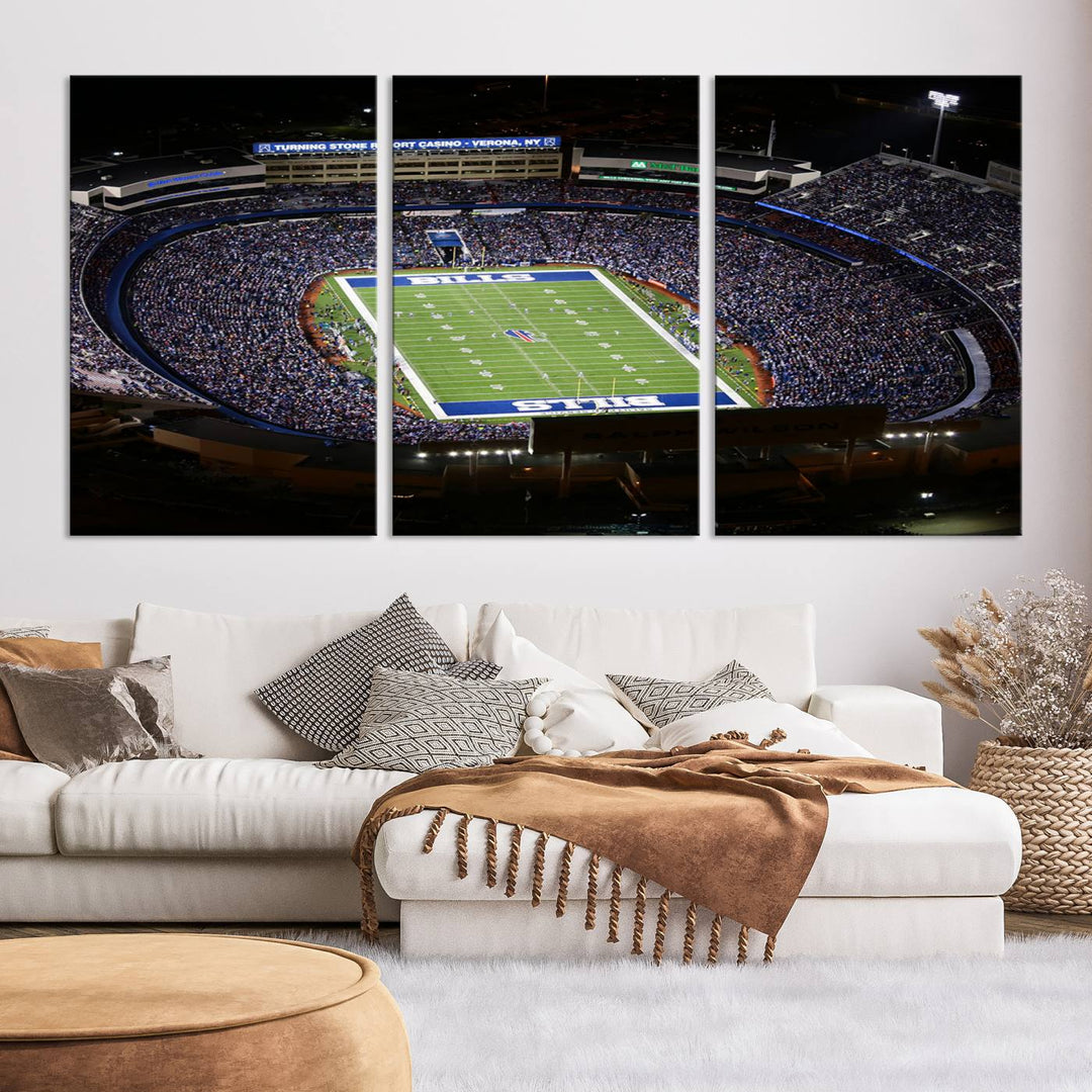 Buffalo Bills Highmark NFL Football Stadium Wall Art Canvas Print