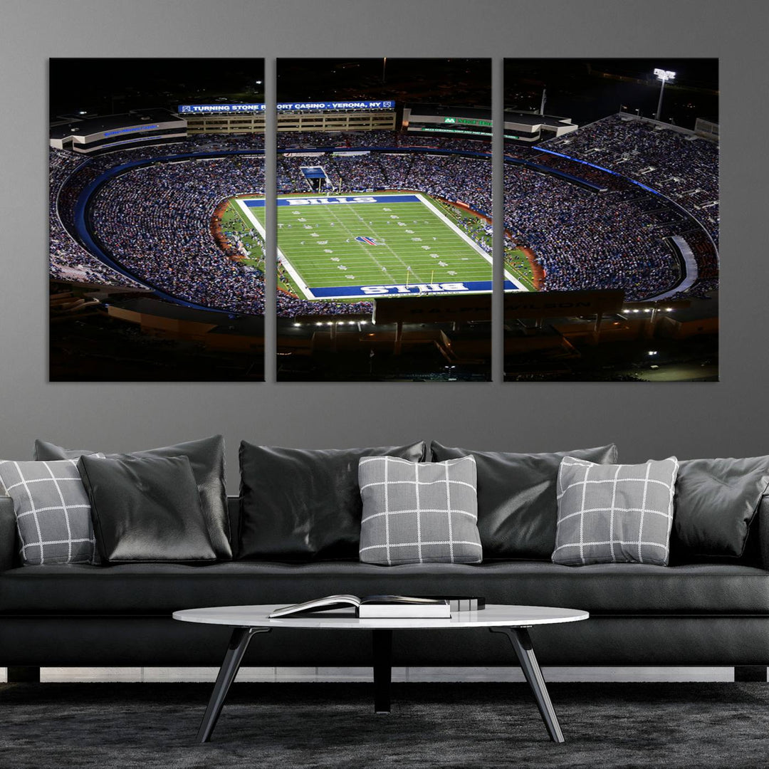 Buffalo Bills Highmark NFL Football Stadium Wall Art Canvas Print