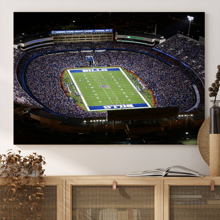 Buffalo Bills Highmark NFL Football Stadium Wall Art Canvas Print