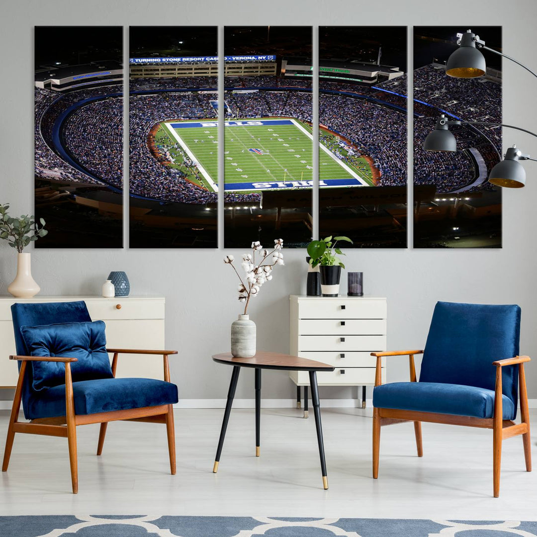 Buffalo Bills Highmark NFL Football Stadium Wall Art Canvas Print