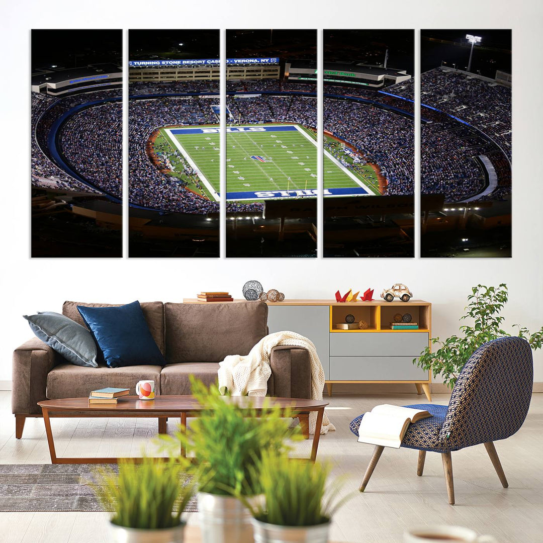 Buffalo Bills Highmark NFL Football Stadium Wall Art Canvas Print