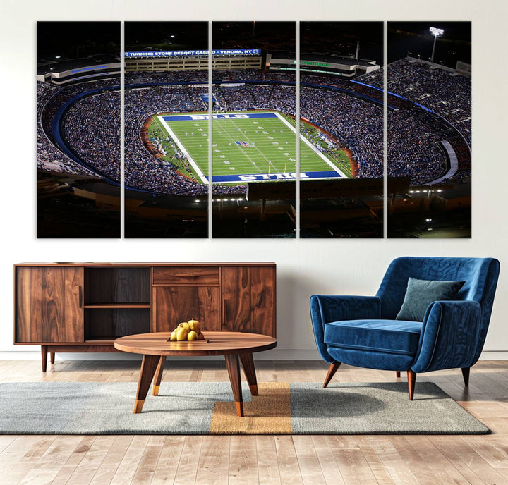 Buffalo Bills Highmark NFL Football Stadium Wall Art Canvas Print