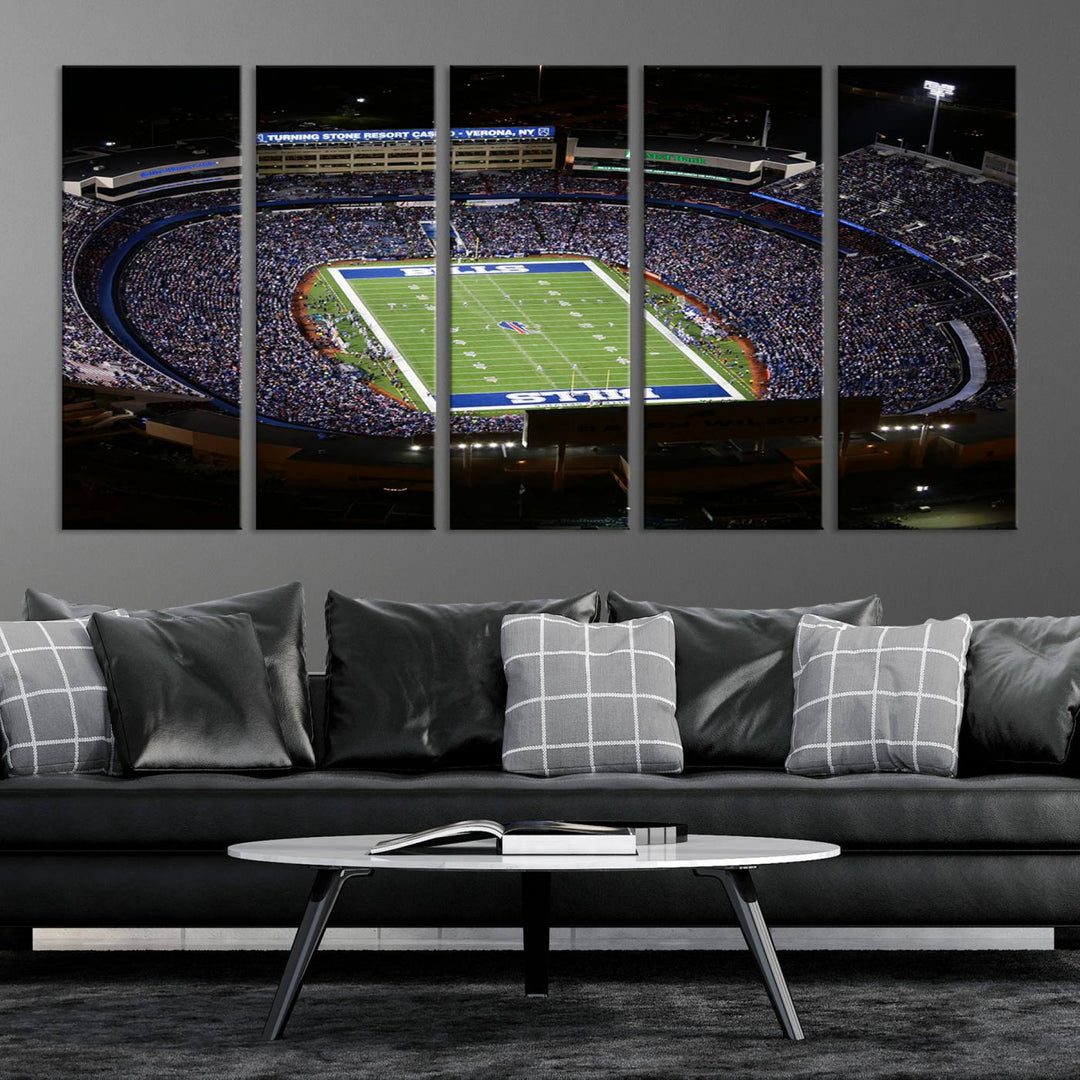 Buffalo Bills Highmark NFL Football Stadium Wall Art Canvas Print