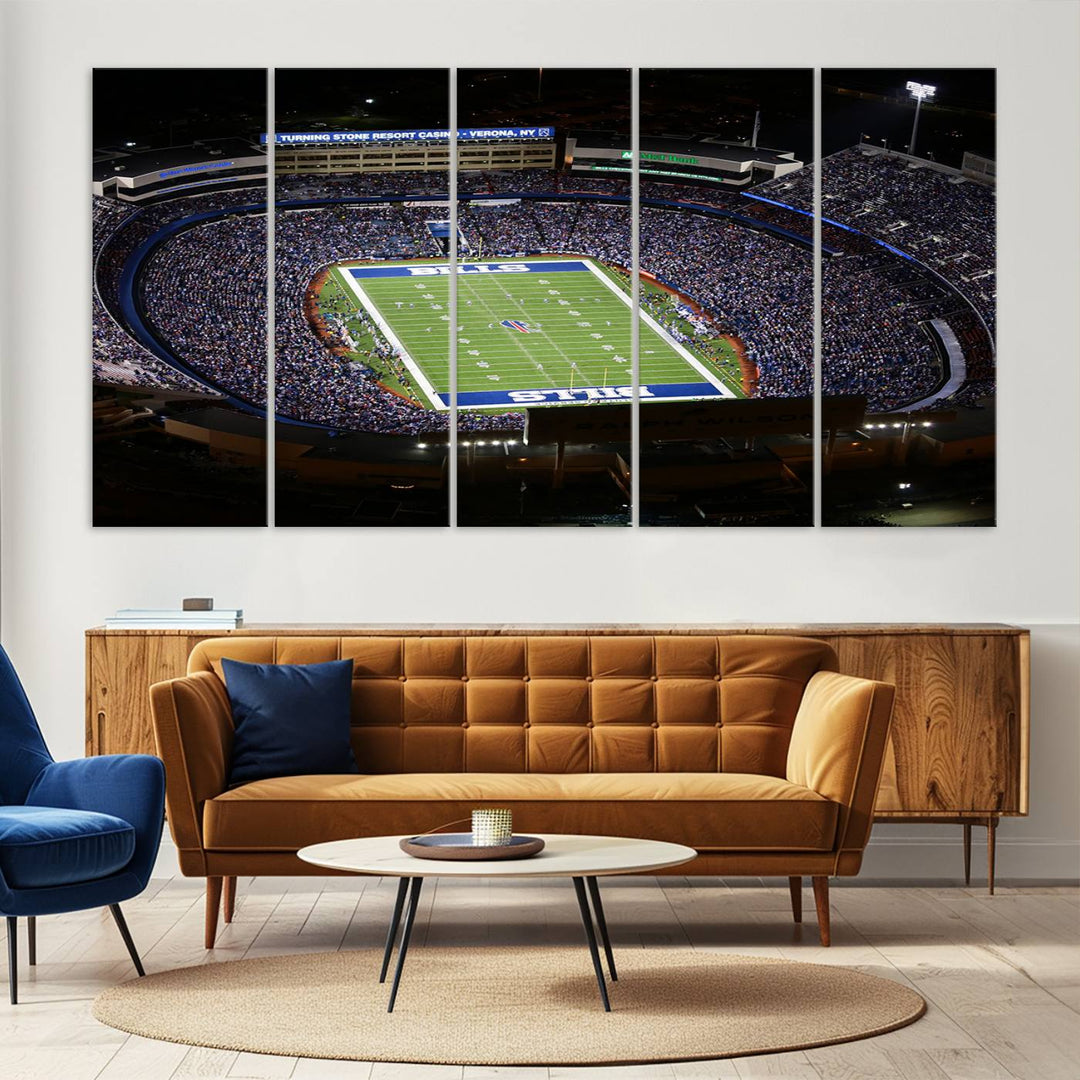 Buffalo Bills Highmark NFL Football Stadium Wall Art Canvas Print