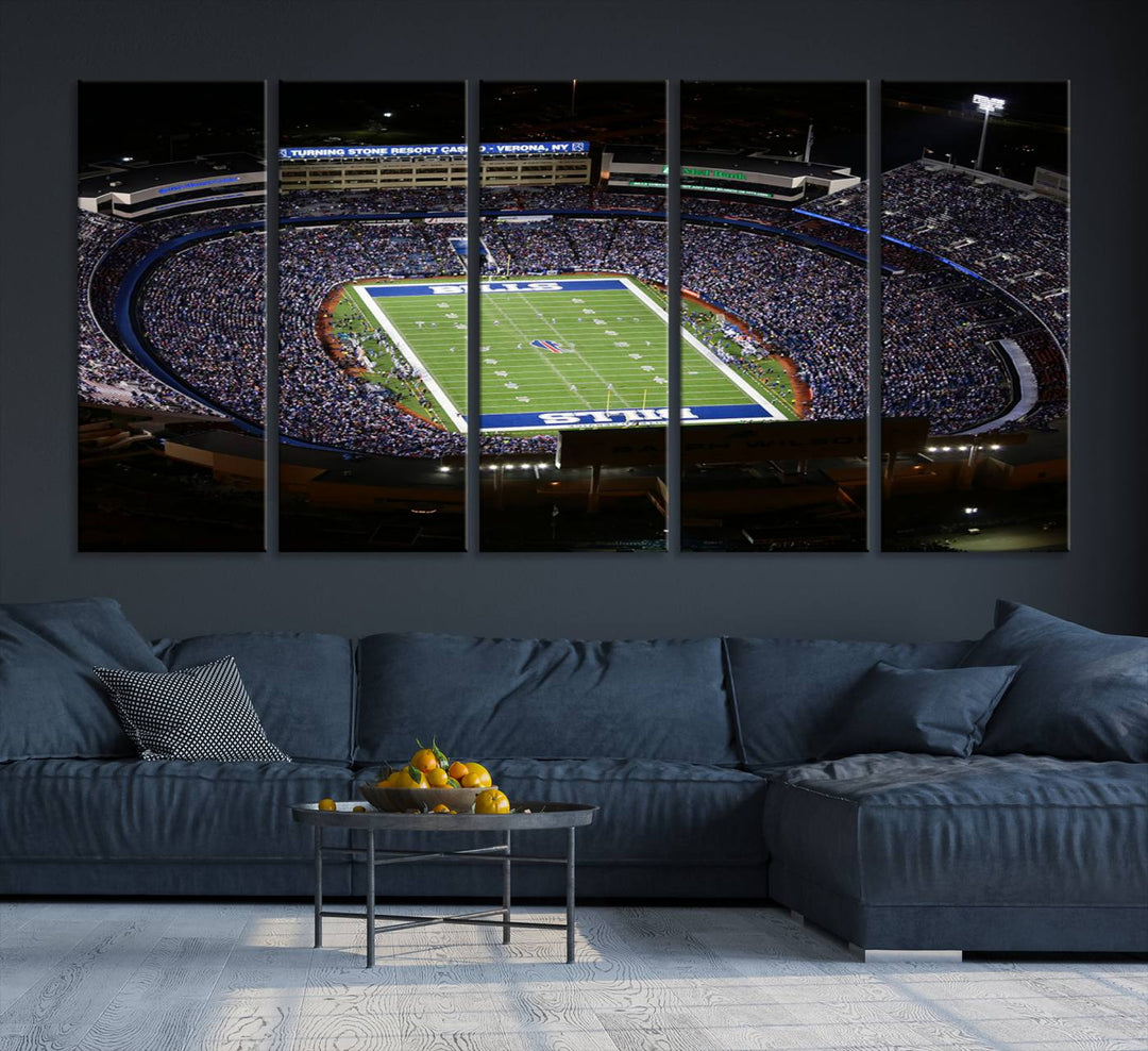 Buffalo Bills Highmark NFL Football Stadium Wall Art Canvas Print