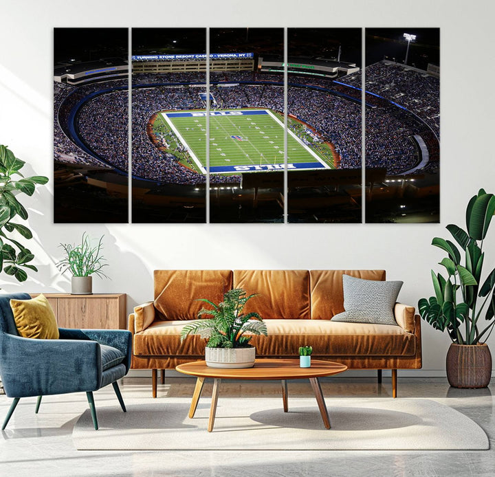 Buffalo Bills Highmark NFL Football Stadium Wall Art Canvas Print