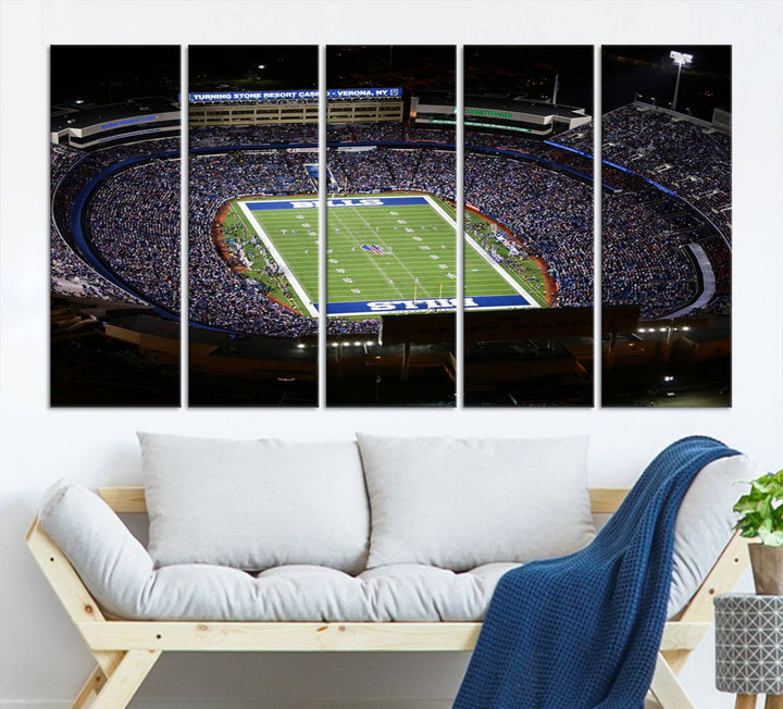 Buffalo Bills Highmark NFL Football Stadium Wall Art Canvas Print