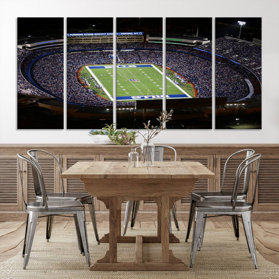 Buffalo Bills Highmark NFL Football Stadium Wall Art Canvas Print