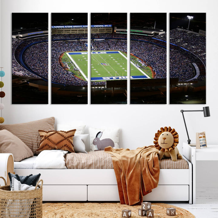 Buffalo Bills Highmark NFL Football Stadium Wall Art Canvas Print