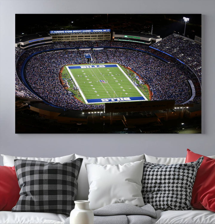 Buffalo Bills Highmark NFL Football Stadium Wall Art Canvas Print