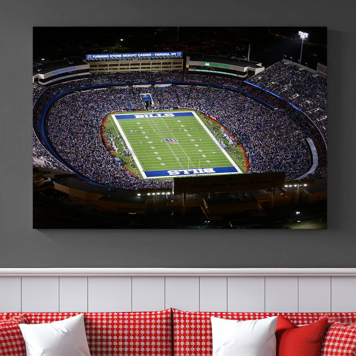 Buffalo Bills Highmark NFL Football Stadium Wall Art Canvas Print