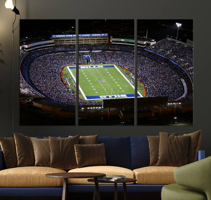 Buffalo Bills Highmark NFL Football Stadium Wall Art Canvas Print