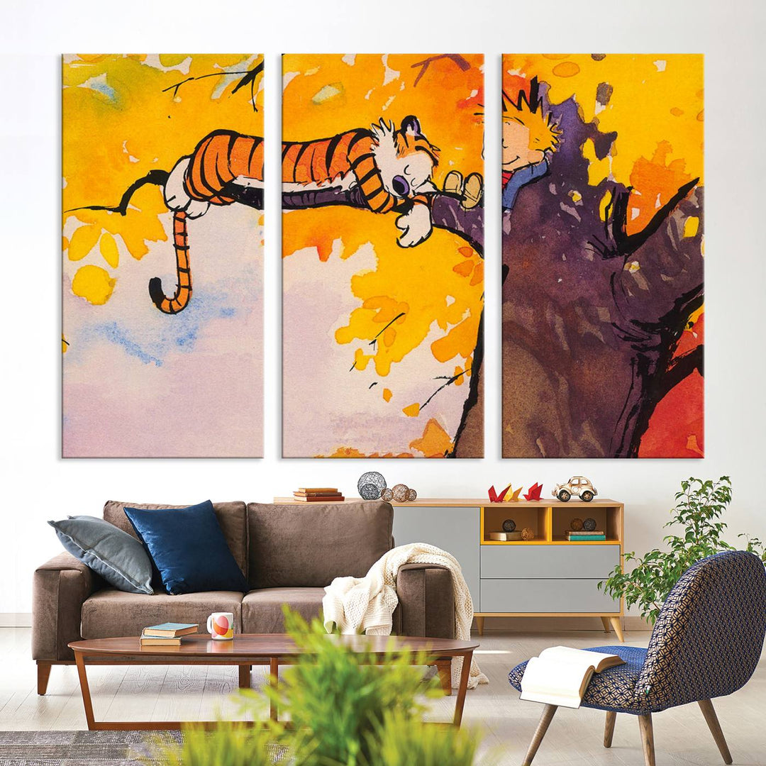 Calvin Wall Arts for Kids Room Decor Wall Art