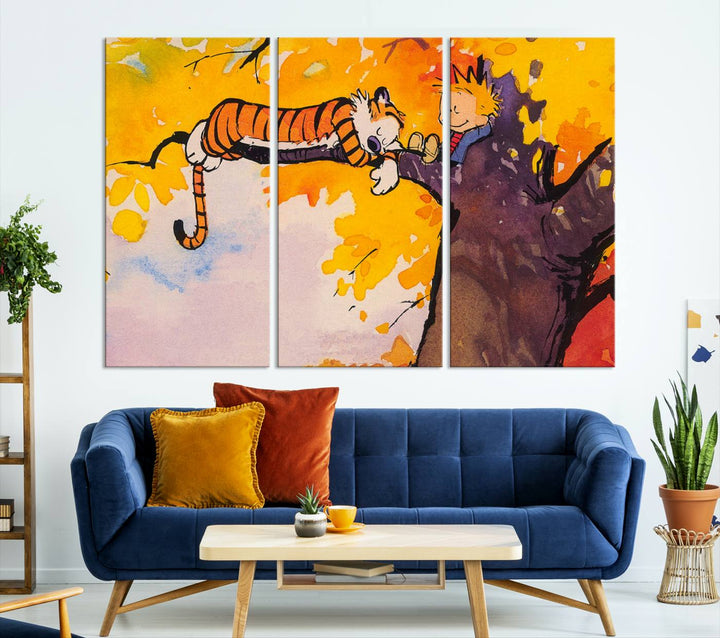 Calvin Wall Arts for Kids Room Decor Wall Art