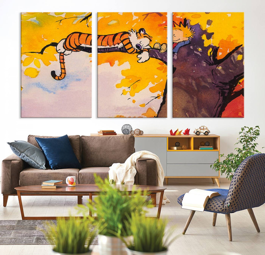 Calvin Wall Arts for Kids Room Decor Wall Art