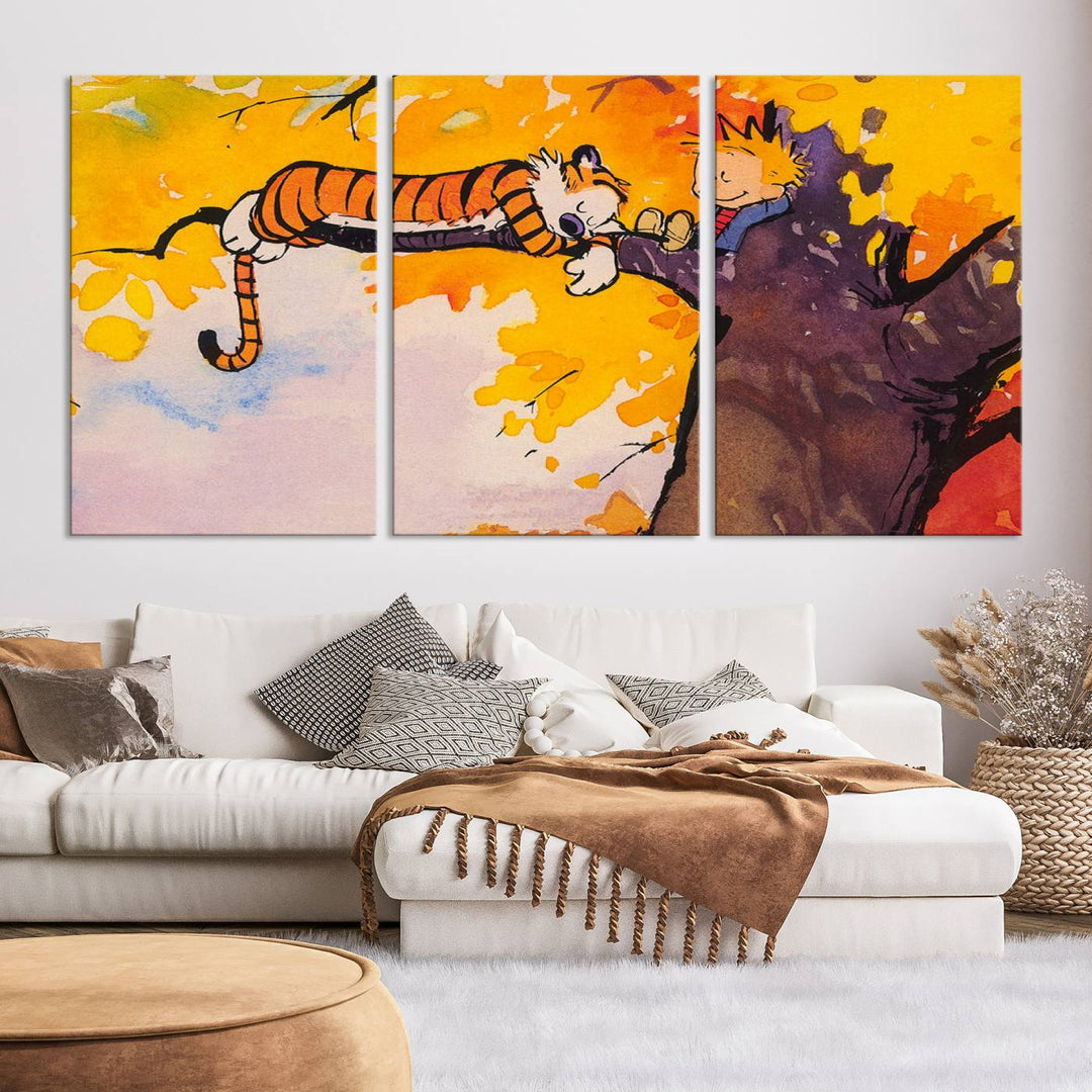 Calvin Wall Arts for Kids Room Decor Wall Art