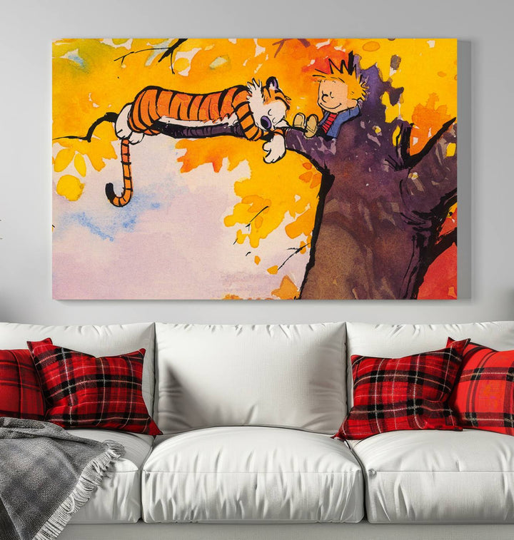 Calvin Wall Arts for Kids Room Decor Wall Art