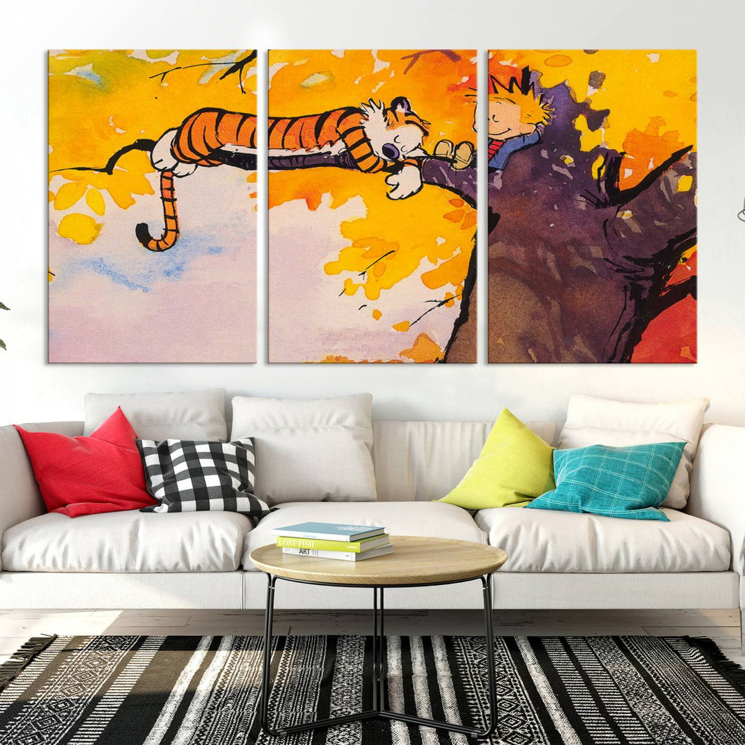 Calvin Wall Arts for Kids Room Decor Wall Art