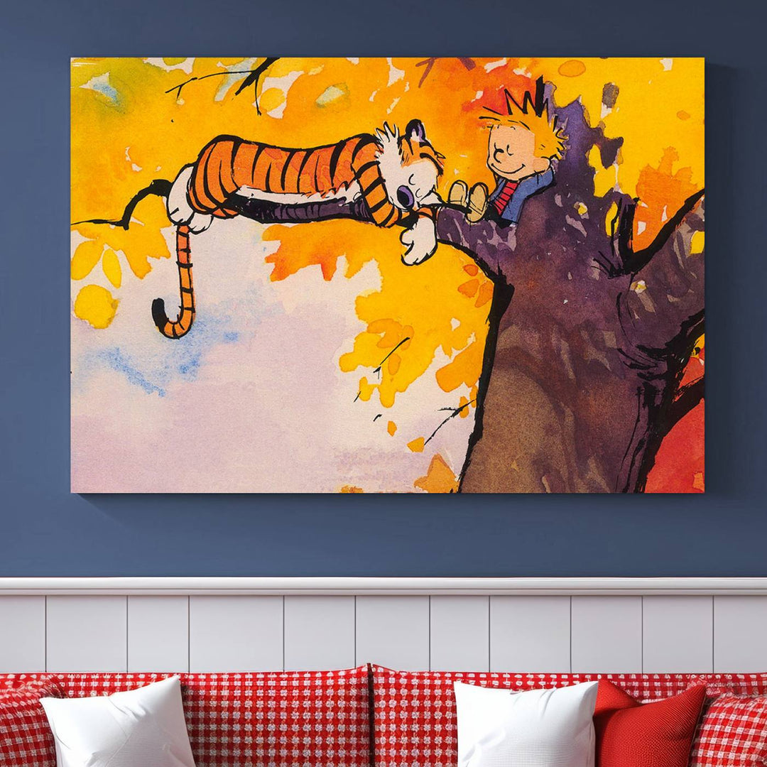 Calvin Wall Arts for Kids Room Decor Wall Art