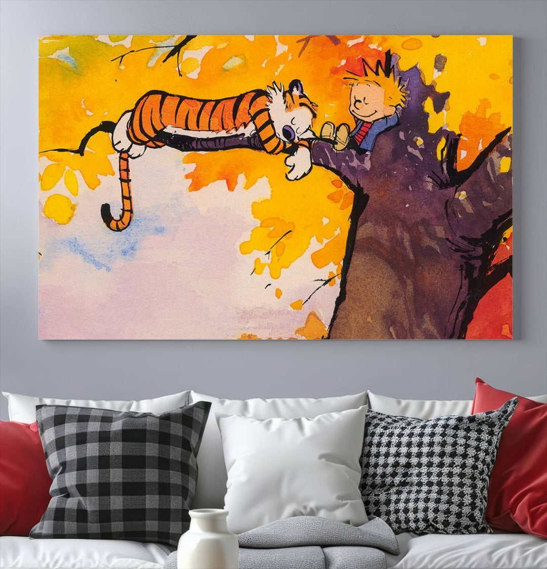 Calvin Wall Arts for Kids Room Decor Wall Art