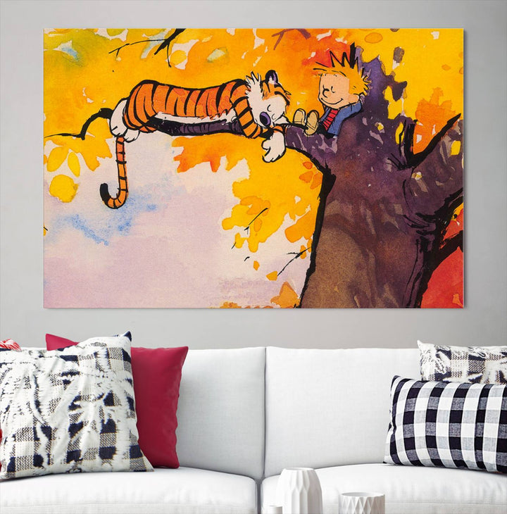 Calvin Wall Arts for Kids Room Decor Wall Art