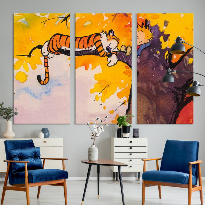 Calvin Wall Arts for Kids Room Decor Wall Art