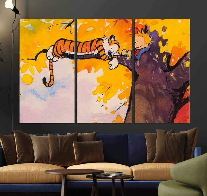 Calvin Wall Arts for Kids Room Decor Wall Art