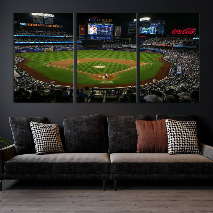 Citi Field Stadium Wall Art Canvas Print