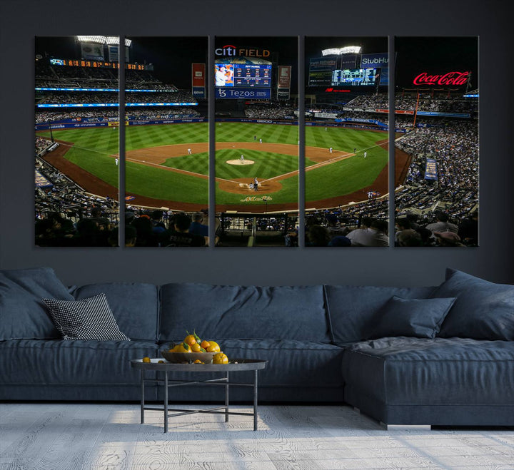 Citi Field Stadium Wall Art Canvas Print