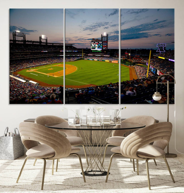 Citizens Bank Park Philadelphia Phillies Stadium Wall Art Canvas Print