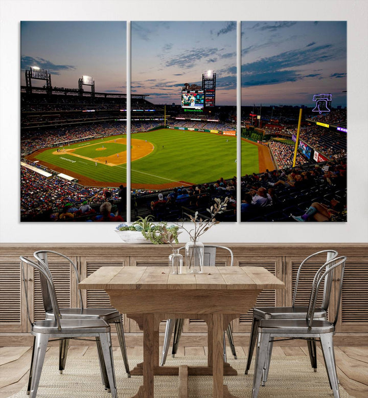 Citizens Bank Park Philadelphia Phillies Stadium Wall Art Canvas Print