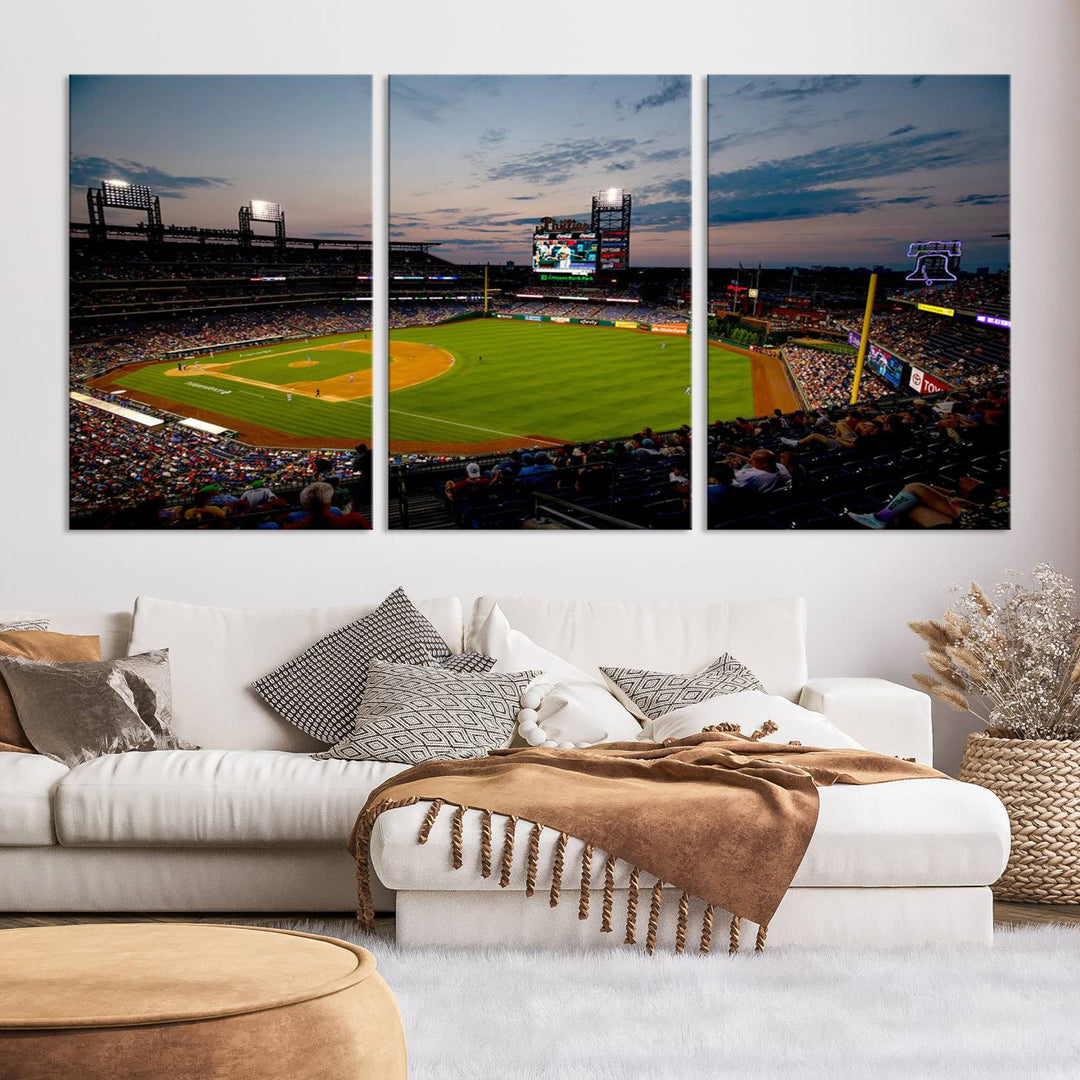 Citizens Bank Park Philadelphia Phillies Stadium Wall Art Canvas Print