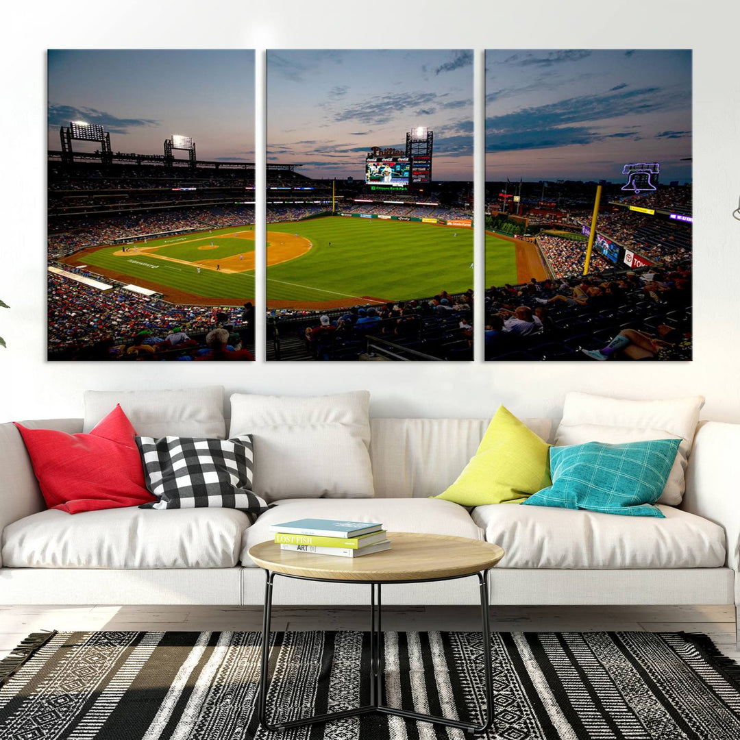 Citizens Bank Park Philadelphia Phillies Stadium Wall Art Canvas Print