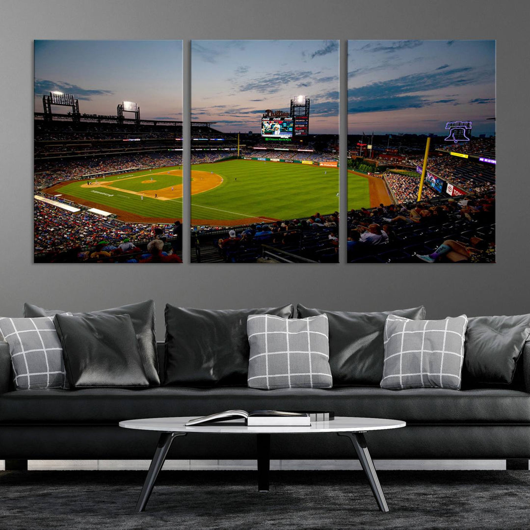 Citizens Bank Park Philadelphia Phillies Stadium Wall Art Canvas Print