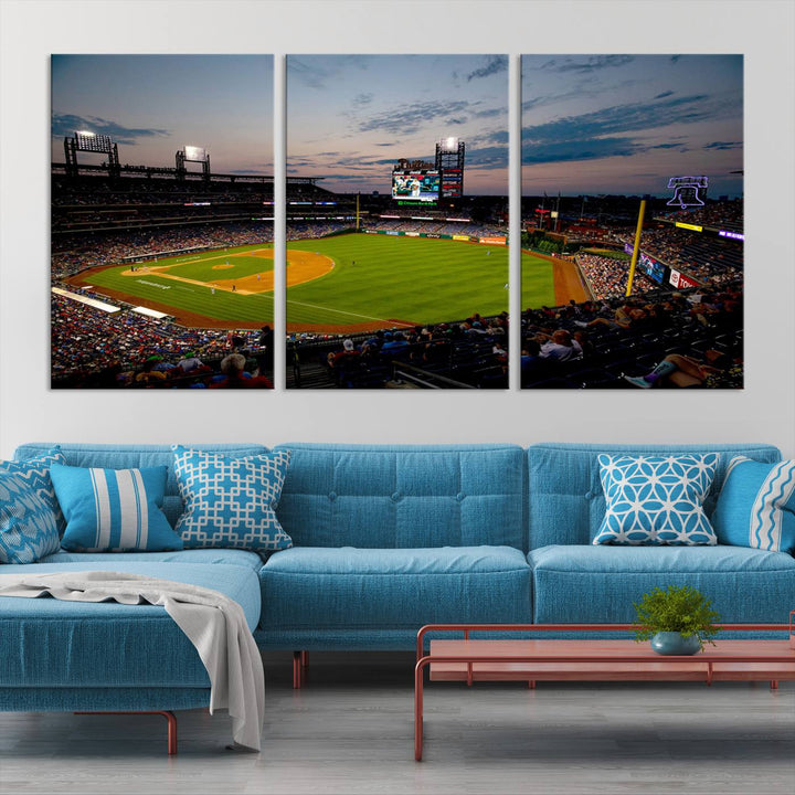 Citizens Bank Park Philadelphia Phillies Stadium Wall Art Canvas Print