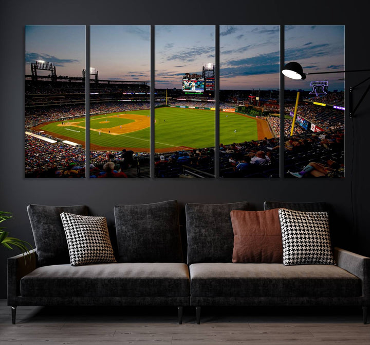 Citizens Bank Park Philadelphia Phillies Stadium Wall Art Canvas Print