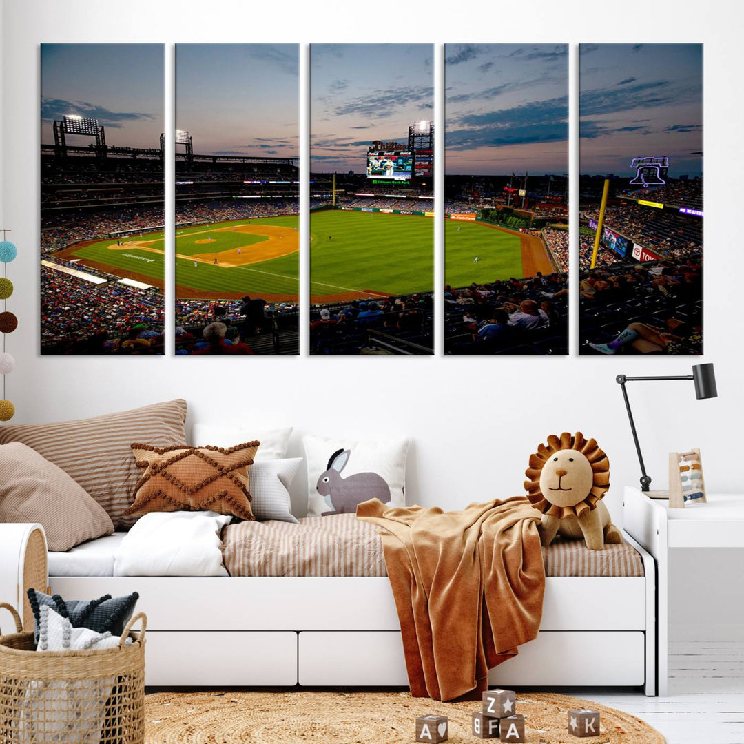 Citizens Bank Park Philadelphia Phillies Stadium Wall Art Canvas Print