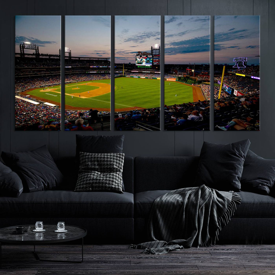 Citizens Bank Park Philadelphia Phillies Stadium Wall Art Canvas Print