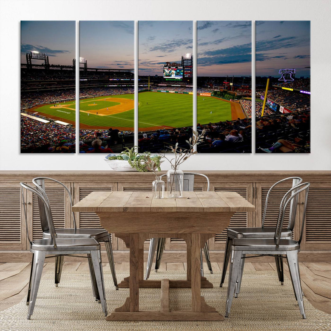 Citizens Bank Park Philadelphia Phillies Stadium Wall Art Canvas Print