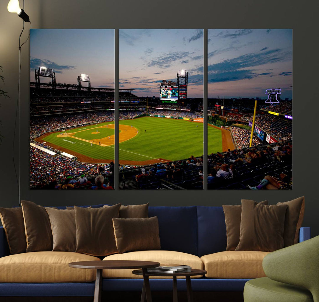 Citizens Bank Park Philadelphia Phillies Stadium Wall Art Canvas Print