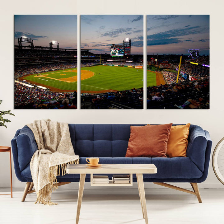 Citizens Bank Park Philadelphia Phillies Stadium Wall Art Canvas Print