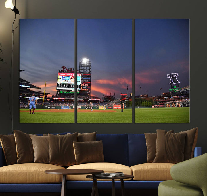 Citizens Bank Park Stadium Wall Art Canvas Print