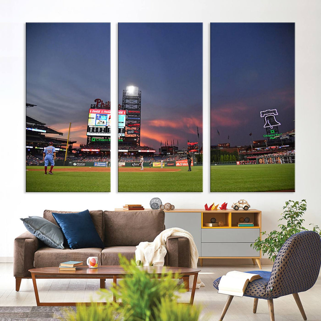 Citizens Bank Park Stadium Wall Art Canvas Print