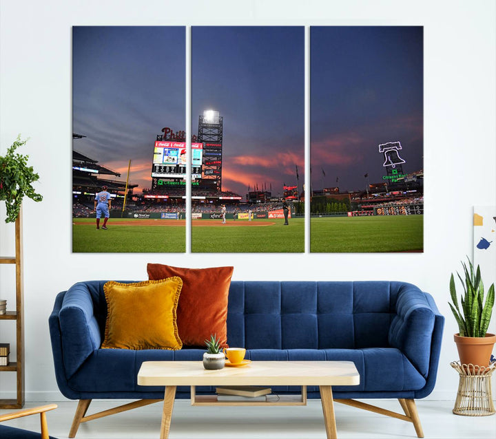 Citizens Bank Park Stadium Wall Art Canvas Print