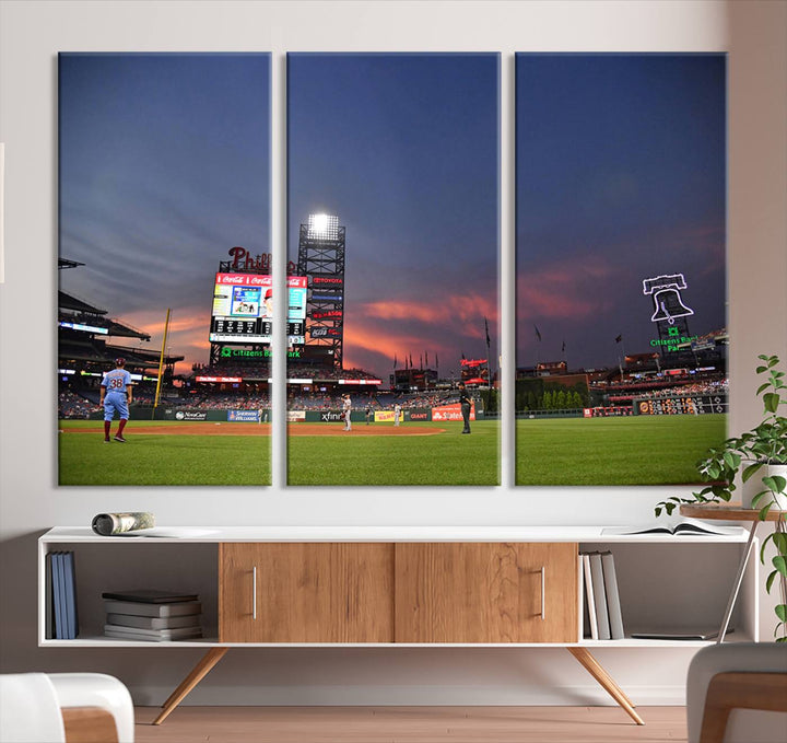 Citizens Bank Park Stadium Wall Art Canvas Print