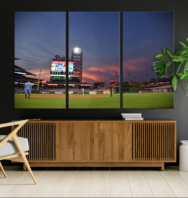 Citizens Bank Park Stadium Wall Art Canvas Print