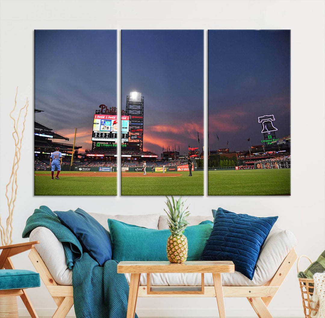 Citizens Bank Park Stadium Wall Art Canvas Print