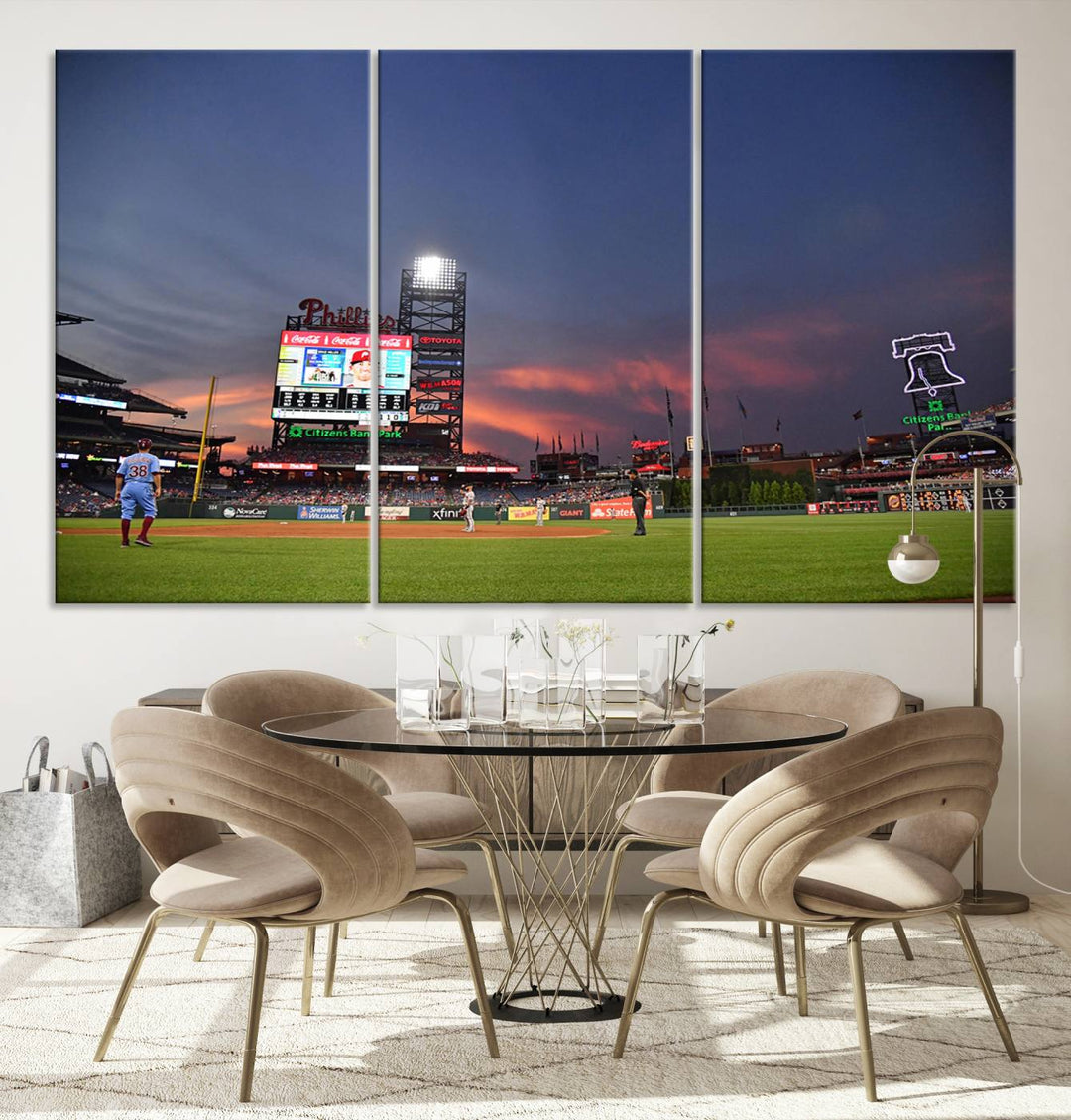 Citizens Bank Park Stadium Wall Art Canvas Print