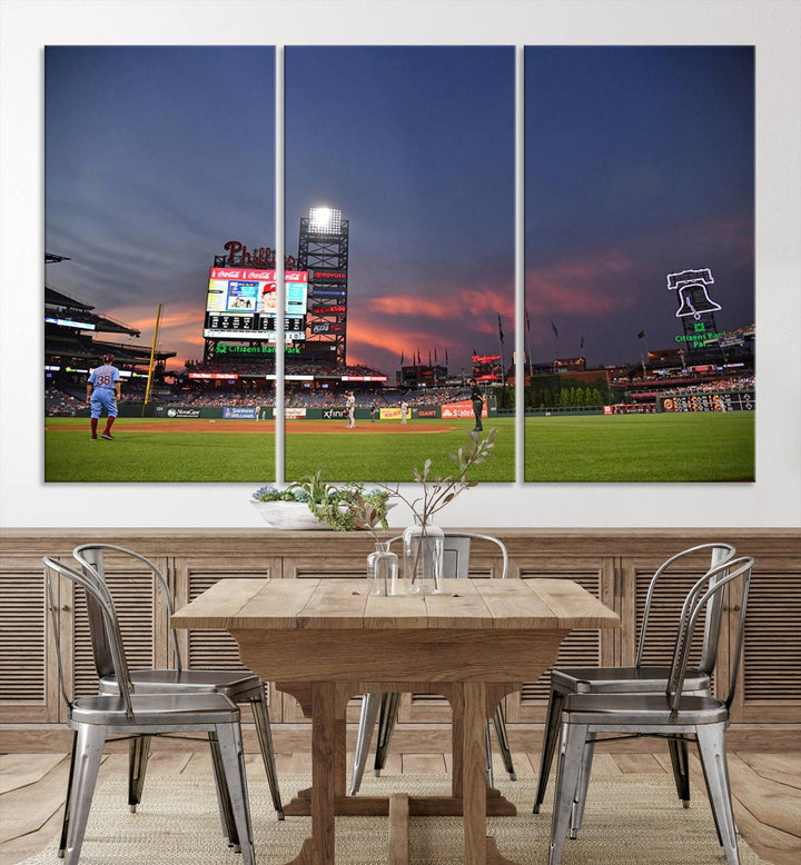 Citizens Bank Park Stadium Wall Art Canvas Print